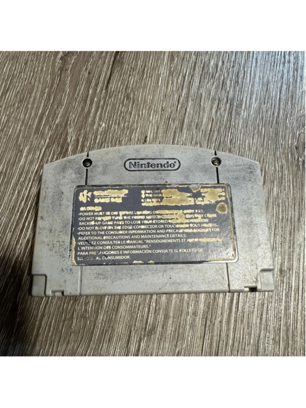 Nintendo 64 Glover Hasbro Interactive N64 Video Game